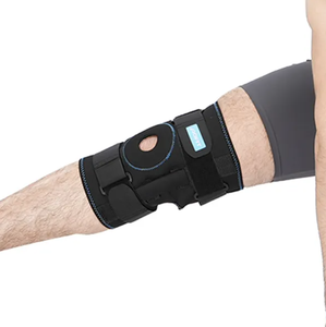Rodilleras ortopédicas médicas ajustables Soporte <span class=keywords><strong>Ortesis</strong></span> <span class=keywords><strong>articulada</strong></span> Rodillera con doble bisagra - Product Image 1