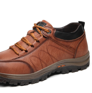 Zapatillas Deportivas de Piel Sintética para Hombre, con Cordones, Antideslizantes, con Suela de Goma, Estilo Caminata, Impermeables - Product Image 6