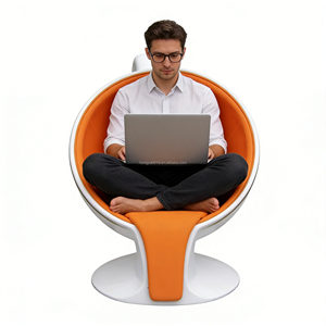 Custom Modern Durable Fiberglass Coffee Cup Shaped Single Lounge <strong>Chair</strong> for Cafe Store Leisure Accent Chaise <strong>Chair</strong> Home Furniture - Product Image 5