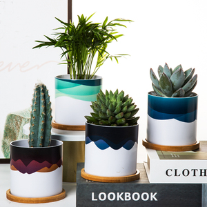 ปรับแต่งรูปแบบ/โลโก้ของคุณจีนดั้งเดิมปักกิ่งโอเปร่าที่กำหนดเองกระถางดอกไม้ชาวไร่ - Product Image 6