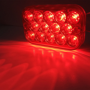 Feu LED rouge blanc avec lentille 2020, inclinable, 5 pouces, <span class=keywords><strong>12V</strong></span>, phare arrière pour camion, en soldes - Product Image 3