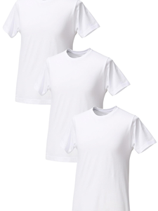 เสื้อยืดคอกลมแขนสั้นทรงโอเวอร์ไซส์แบบถัก  ผ้าโพลีเอสเตอร์ สำหรับผู้ชาย สไตล์ลำลอง สตรีทแวร์ - Product Image 1