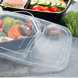 Bữa ăn Prep container 12 gói 2 ngăn container lưu trữ thực phẩm cấp thực phẩm PP lò nhựa/Lò vi sóng/tủ lạnh/tủ đông an toàn - Product Image 3