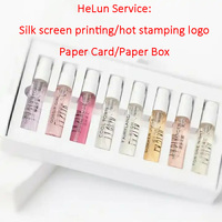 HeLun Packaging Coffret Découverte Échantillons 2 ml 3 ml 5 ml, Flacon en Verre à Col Sertissable pour Parfum