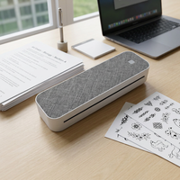 Imprimantes thermiques portables pour papier A4, plusieurs largeurs disponibles, mini-machine d'impression de tatouages sans fil Bluetooth