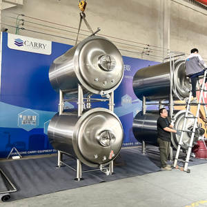 Réservoir de bière brillante à carbonatation empilable de 500L/Réservoir de bière brillante de 500L avec gaine à fossettes et couche d'<span class=keywords><strong>isolation</strong></span> - Product Image 3