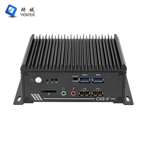 OEM ODM <span class=keywords><strong>Intel</strong></span> N100 J6412 5205U 10210U DDR4 Mini computadora de escritorio VGA HD 2 RJ45 LAN 2 RS232 COM Mini PC industrial sin ventilador - Product Image 5