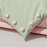 Pinces pour housse de couette pinces de lit en velours de luxe fermoirs de couette en plastique recyclé pinces pour couverture de lit de bébé