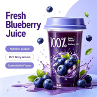 100% puur fruitextract gezonde drank verse NFC koudgeperste bosbessensap voor supermarkt retail