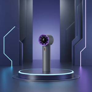 Mini-ventilateur à main en plastique pour enfants, très recommandé, dans une boîte colorée. - Product Image 1