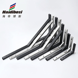 Haidibosi Stainless Steel Square <b>Bracket</b> Wall Shelf Support Right Angle Tripod Mounting <b>Bracket</b> Furniture Partition Load Bearing - Product Image 1