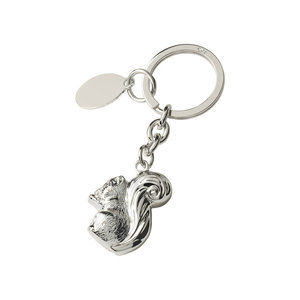 Portachiavi in Metallo a Forma di Scoiattolo Personalizzabile, Stile Cartone Animato, in Lega con Stampa UV Offset, Accessorio Moda a Cuore - Product Image 1