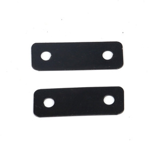 <b>Black</b> Straight Connector Aluminum Alloy Flat Corner <b>Bracket</b> For Furniture Fastening Durable Connectors <b>Shelf</b> Supports - Product Image 3