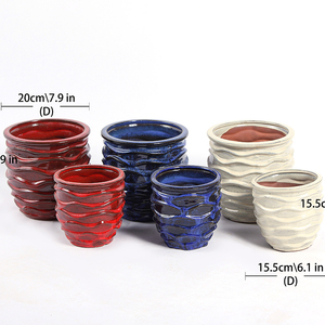Petits pots <span class=keywords><strong>de</strong></span> fleurs décoratifs, pots pour plantes succulentes et pots <span class=keywords><strong>de</strong></span> plantes, taille et couleur personnalisables - Product Image 6