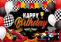 Voiture de course Vaisselle de fête Assiettes Tasses Serviettes Fournitures de fête Décorations pour enfants Garçons Anniversaire Baby Shower Décorations