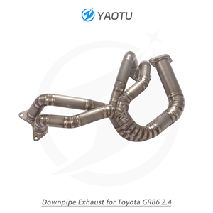 YT ống xả tiêu đề thẳng (hợp kim titan, màu gốc) cho TOYOTA gr86 2.4 - Product Image 4