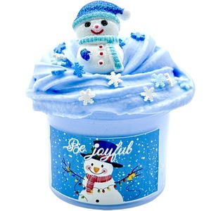 Lot de slime multi-couleurs sur le thème de Noël de 5,2 cm, 12 styles avec breloques bonhomme de neige et homme en pain d'épices, jouet anti-stress, vente en gros - Product Image 4