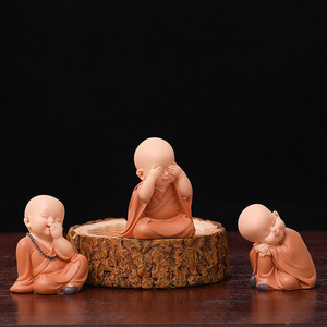 Figura de Monje Pequeño Ruijie, Resina Hecha a Mano, Decoración Artística para el Hogar, Sala de Estar, Mesa de Centro, Mueble para TV, Regalo de Oficina - Product Image 4