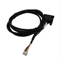 Connecteur D-Sub RS232 DB9 femelle, 9 broches, à sertir sur site, avec verrouillage à vis, boîtier métallique pour CNC PLC