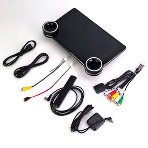 Universal 10 pulgadas Android 10,0 Multimedia doble Din X80 D5P Duel Knob Audio estéreo Radio navegador función coche REPRODUCTOR DE DVD - Product Image 6