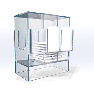 Exhibidor de tarjetas de Comercio de Deportes de acrílico transparente a medida, dispensador de caja de bolsas de flores Lucite Mylar - Product Image 6