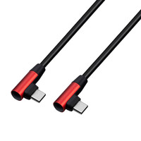 Kabel Pengisi Daya Cepat OEM, Desain C Kabel Pengisian Daya Cepat Usb-C Sudut Usb Kanan Tipe-c 90 Derajat Ponsel Double L Elbow Gamingusb Kabel
