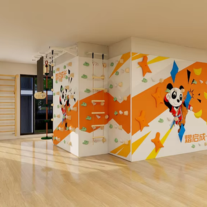 Muro de Escalada Personalizado para Interiores/Exteriores con Agarres para Niños, Uso Familiar y Comercial en Parques Infantiles - Product Image 1