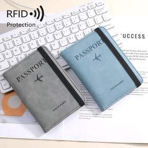 RFID Anti-Theft Passport Inhaber Anti-Magnetic Travel Protector Gepäck anhänger Bordkarte Dokument Business Werbe geschenk - Product Image 1