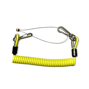 Arbeitssicherheits-Rückzugseil mit Federkabel für Gerüstbau, Höhenarbeit im Freien, Anpassbare Länge - Product Image 1