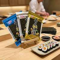 Nori grillé frais et sain de qualité supérieure, snack d'algues séchées savoureuses pour sushi