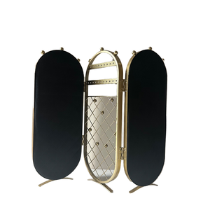Nouveau design Présentoir à bijoux en velours bleu avec buste pliable - Product Image 1