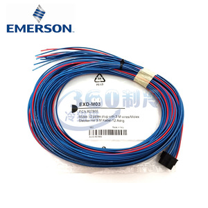 ชุดสายไฟ Emerson EXD-M03 ปลั๊กโมเล็กซ์ 12 ขั้ว สายไฟยาว 3 เมตร ใช้ในอาคารสำนักงาน - Product Image 1
