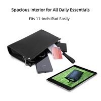 Sac d'affaires en cuir personnalisé OEM avec serrure à empreintes digitales, sac à main intelligent antivol pour hommes, GPS rechargeable, vente en gros d'usine