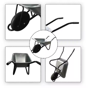 Wb50009 भारी ड्यूटी व्हीलबारो भार 150 किलोग्राम 85l 4.00-<span class=keywords><strong>8</strong></span> इंच वायवीय व्हील गार्डन निर्माण - Product Image 5