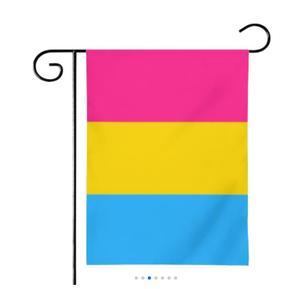 Jual promo LGBTQIA bendera pelangi taman tahan air dua sisi Digital dicetak pengiriman cepat - Product Image 5