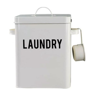 Washing Powder Storage Box Laundry Detergent Powder Container Plastic Stackable Household Storage Container Case with Lid for Cl