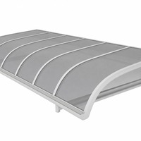Toldo Manual Moderno de Aluminio para Patio, Fabricación Profesional ODM OEM, Estructura de Aluminio Resistente a la Oxidación, para Edificios Escolares