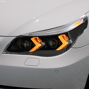 Para <span class=keywords><strong>BMW</strong></span> 5 Series E60 2003-2010 LED Auto faros montaje actualización alta calidad 2025 estilo DRL proyector lente Accesorios - Product Image 5