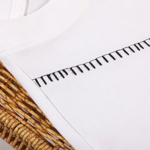 T-Shirt surdimensionné rétro personnalisé unisexe col rond livraison rapide été manches courtes tissu tissé impression décontracté hommes style Hip Hop - Product Image 3