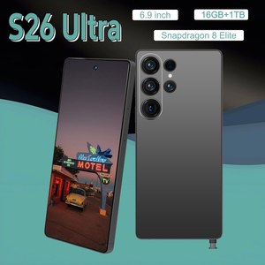 Smartphone S26 Ultra 4G/5G Sbloccato, Display HD da 6.9\" 120Hz, 16GB+1TB, Android <span class=keywords><strong>15</strong></span>, Riconoscimento Facciale, per <span class=keywords><strong>Gaming</strong></span>, Ricarica Rapida 100W - Product Image 3