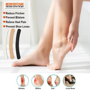 <span class=keywords><strong>Tiras</strong></span> de cuero para sandalias con correa de talón, almohadillas protectoras para el tobillo y el pie, insertos antideslizantes para sandalias tipo slingback y zapatos holgados - Product Image 6