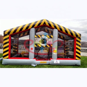 Tarte à Air gonflable en PVC de 0.55Mm pour enfants, <span class=keywords><strong>jeu</strong></span> de Sport, canonball, pistolet de tir, livraison gratuite - Product Image 3