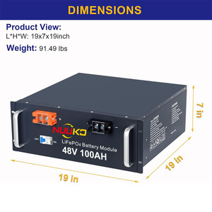 แบตเตอรี่ LiFePO4 ชุด 51.2V 100ah 120ah 50ah แบตเตอรี่ลิเธียม 6000+ รอบการใช้งาน สำหรับโซลาร์โฮมออฟกริด 48V LiFePO4 5kwh 10kwh - Product Image 2