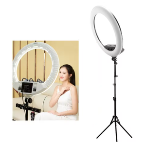 Lampe FS640, anneau lumineux de <span class=keywords><strong>22</strong></span> pouces pour diffusion en direct, photographie de beauté, maquillage, LED <span class=keywords><strong>FS</strong></span>-640II, éclairage de studio pour téléphone. - Product Image 4