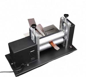 Machine à plier les cuir avec sangle d'épaule en cuir réglable en vitesse électrique pour bracelets de montre, chaussures et ceintures en cuir - Product Image 3