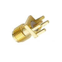 Conector Coaxial RF YRL YRL-201, Macho SMA Recto, Montaje en Borde, 50 Ohmios, Conector de Montaje en PCB