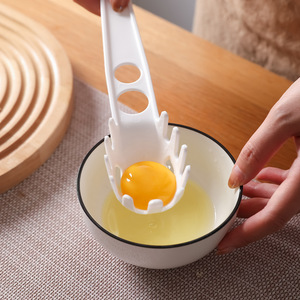 Japanese Style Noodle Strainer Claw Spoon For Pasta Boiling Eggs Kitchen Tool Household Use White Plastic - Product Image 2