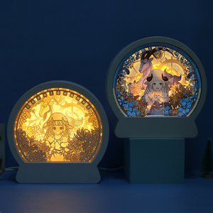 <span class=keywords><strong>2025</strong></span> Tự Làm 3D Giấy Cắt Ánh Sáng Hộp Nhựa Vòng Khung Ảnh Nghệ Thuật Trang Trí Nội Thất Khuyến Mại Mặt Hàng Quà Tặng Cho Thủ Công Sản Phẩm - Product Image 5