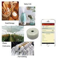 JINOU Balise Bluetooth 5.0/iBeacon Suivi logistique/Serre/Sonde d'humidité et de température pour chambre de bébé