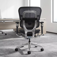 Chaise de bureau ergonomique de direction haut de gamme en maille avec double dossier et accoudoirs en aluminium 8D pour commande en gros